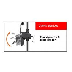 Haswing Cayman-T 55 lbs - 660w 12V - 100 cm - hkmonteret