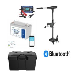 AQUARIB 4000 jolle - inkl. Haswing 110 lbs motorpakke m/ lithiumbatteri/Bluetooth + COVER