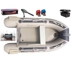 Komplet st - AQUARIB SPORT 230 incl. Haswing 55 lbs motorpakke