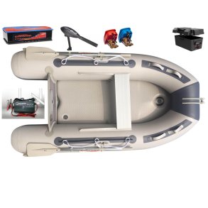 Komplet st - AQUARIB SPORT 230 incl. Haswing 55 lbs motorpakke