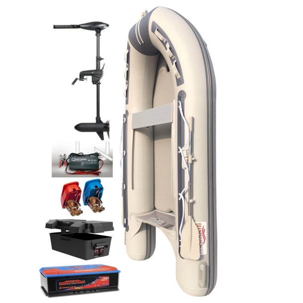 Komplet st - AQUARIB SPORT 275 incl. Haswing 55 lbs motorpakke