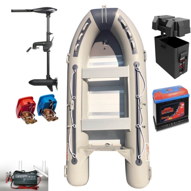 Komplet st - AQUARIB EXTREME 330 incl. Haswing 55 lbs motorpakke