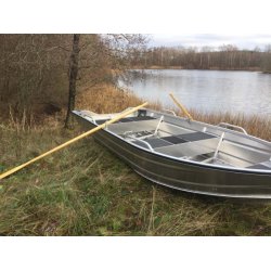 AQUARIB 4000 jolle - inkl. Haswing 110 lbs motorpakke m/ lithiumbatteri/Bluetooth + COVER