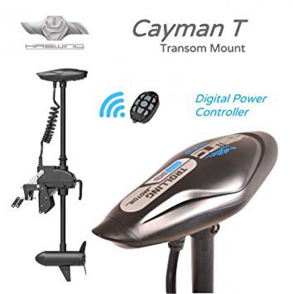 Haswing Cayman-T 55 lbs - 660w 12V - 100 cm Schaft Heckmotor